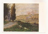 FA100 -Carte Postala- GERMANIA - Claude Monet, Embankment of the river Seine near Lavacourt - Dresden Museum, necirculata