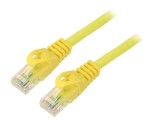 Cablul Patch Cord U/UTP 6 litat CCA PVC galben 20m 26AWG