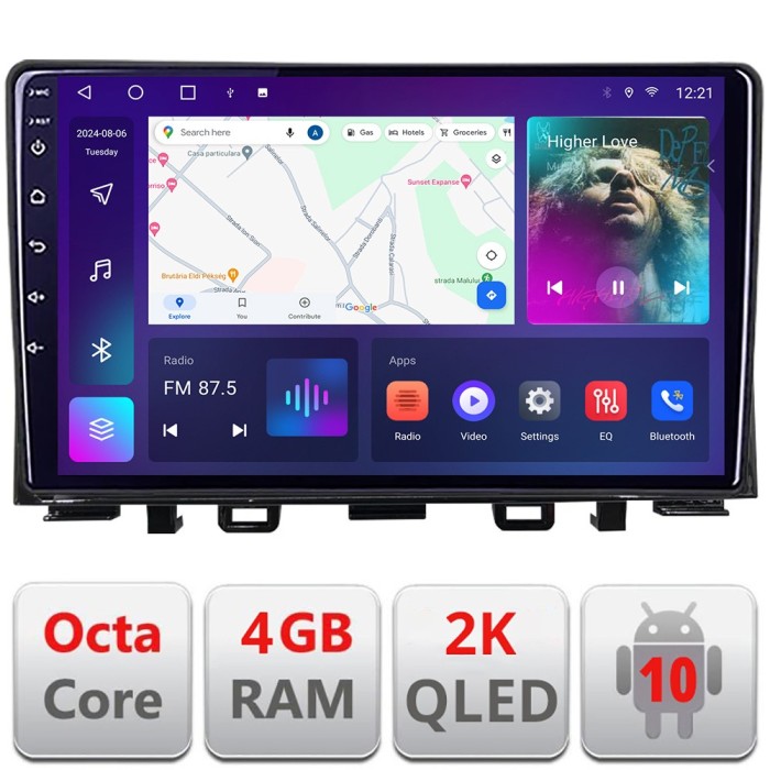 Navigatie Kia Rio 2019- Android ecran Qled 2K Octa core 4+32 kit-rio-2020-+EDT-E409-2K CarStore Technology