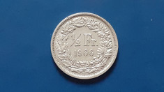 Elvetia , 1/2 Franc 1966 foto