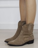 Cumpara ieftin Ghete kaki din piele naturala 5310 110