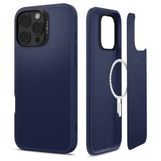 Husa iPhone 16 Pro Spigen Cyrill Kajuk MagSafe, bleumarin foto