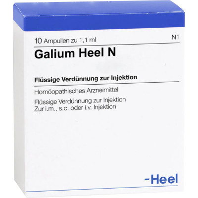 Supliment, Heel, Galium, Adjuvant in Detoxifierea Organismului, 10 fiole x 1.1ml foto