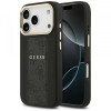 Husa MagSafe pentru Apple iPhone 17 Pro Max, Guess, 4G Stripe, Neagra