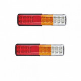 Set lampi spate LED camion ,remorca ,utilaje etc 22cm X5cm 12V, ALM