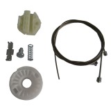 Kit reparatie Mecanism ridicare geam fata Opel Astra G (T98) 01.1998-08.2009 electrica fata stanga/dreapta (cablu role si suport geam) , 1 set. Kft A, AutoLux