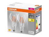 Cumpara ieftin 2 Becuri LED Osram Base Classic A, E27, 4W (40W), 470 lm, lumina calda(2700K),