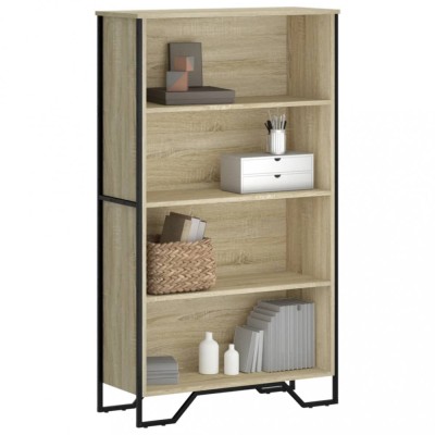 vidaXL Bibliotecă, stejar sonoma, 80x31x137,5 cm, lemn prelucrat 848630 foto