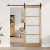 VidaXL ușa interioară cu sticlă &quot;ORKDAL&quot; 86x198,5x4 cm din lemn masiv de pin