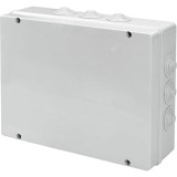 Doza aplicata patrata 380x300x120mm IP55 pentru distributie jonctiune ABS rezitenta UV cu presetupe, Elettrocanali