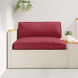 vidaXL Set de perne pentru palet 2 pcs Roșu Vin Material Oxford 3329085