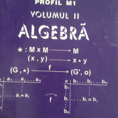 Matematica Algebra Manual clasa XII M1 Vol II Mircea Ganga 2004