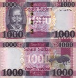 Sudanul de Sud 1000 Pounds 2024 UNC Bancnota Africa, Necirculata