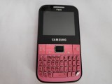 Samsung C3222 Chat Dual SIM, Tastatura QWERTY, 2.2 inch, Camera 1.3MP, MicroSD, Bluetooth, Negru, Second Hand