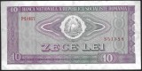 ROMANIA 10 LEI 1966 [7] P - 94 , VF