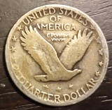 Moneda SUA - Quarter Dollar - Anii &#039;20 - S - Argint, America de Nord