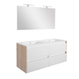 Porto Prime 120 complet stejar sonoma alb