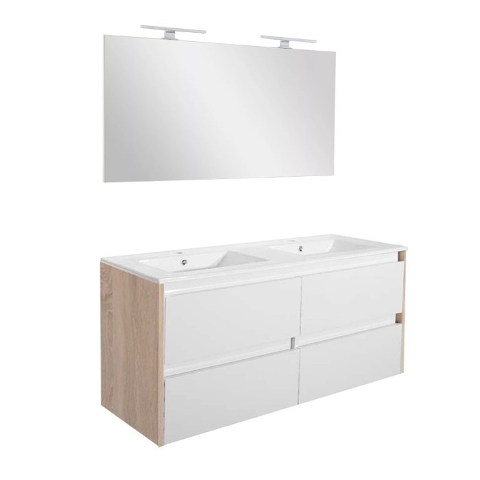 Porto Prime 120 complet stejar sonoma alb
