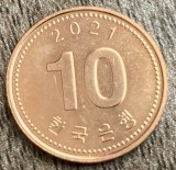 C50 - Moneda foarte veche - Coreea de Sud - 10 won - 2021