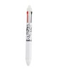 Pix erasable, multicolor, cu mecanism retractabil, 4 culori, cu design muzica, iTotal