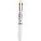 Pix erasable, multicolor, cu mecanism retractabil, 4 culori, cu design muzica, iTotal
