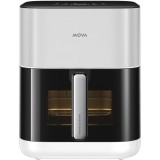 Friteuza cu aer, MOVA, AeroChef FD10 Pro, 1800 W, 6L, Metal, LED, 11 Moduri, Alb
