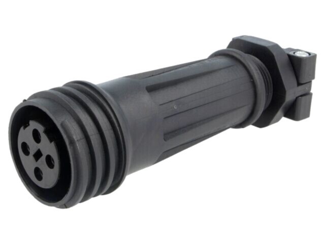 Conector circular mufă mamă 4 pini 32A 600V BULGIN Buccaneer PXA921/04/S
