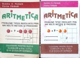 ARITMETICA. PROBLEME TIPICE REZOLVATE PRIN MAI MULTE METODE SI PROCEDEE VOL.1-2-DUMITRU D. PARAIALA, VIORIC-262641