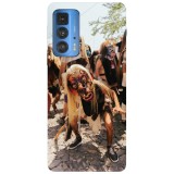 Husa compatibila cu Motorola G20 model Tribal dance, Silicon, TPU, Viceversa, Transparent, Carcasa