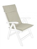 Cumpara ieftin Set 2 perne scaun gradina textil gri Olefin 50x120x3 cm