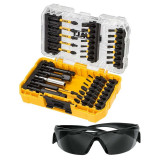 Cumpara ieftin Set insurubare DeWALT DT70733T 38 accesorii de impact si ochelari de protectie