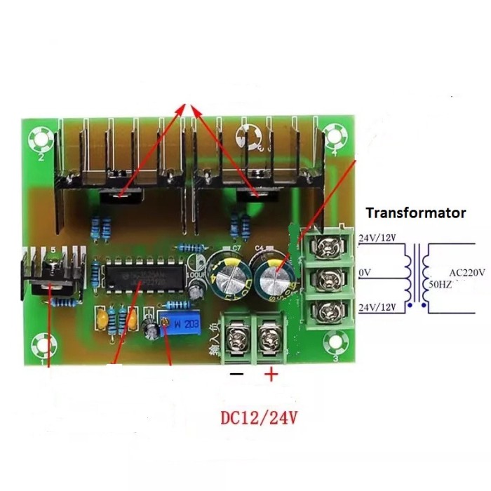 INVERTOR placa de baza pentru invertor putere 300W