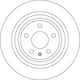 TRW DF6809 Disc frana