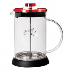 Infuzor cafea/ceai Burgundy Metallic Line Berlinger Haus, 500 ml, sticla borosilicat