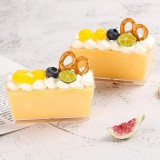 Set 10 forme monoportii transparente 9.8x4.7x4.5cm