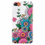 Husa silicon pentru Apple Iphone 4 / 4S, Mandala Flowers