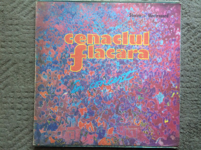 cenaclul flacara in concert 3 discuri vinyl lp muzica folk rock cu insert VG+/VG foto