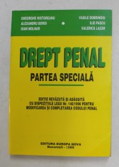 DREPT PENAL - PARTEA SPECIALA de GHEORGHE NISTOREANU ...VALERICA LAZAR , 1999