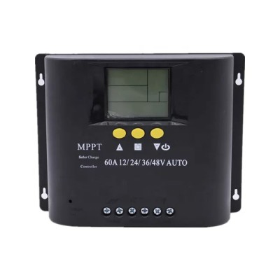 Controler solar MPPT 60A cu afisaj LCD, 12V/24V/26V/48V, 7 moduri de functionare foto