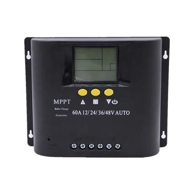 Controler solar MPPT 60A cu afisaj LCD, 12V/24V/26V/48V, 7 moduri de functionare