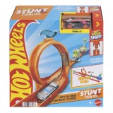 HOT WHEELS STUNT TRACKS PISTA CASCADORII CU BUCLA SI MASINUTA INCLUSA