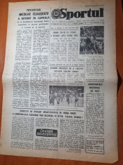 sportul 12 iunie 1986-campionatul mondial de fotbal,baschet,inot foto