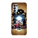 Husa compatibila cu Oppo A72, Viceversa, model Gravity falls art, Silicon, TPU, Transparent, Carcasa
