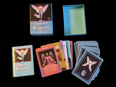 SET Carti Oracol de Ghicit in LIMBA ROMANA. MESAJE de la INGERII TAI mari 12,6x8,7cm + Carticica instructiuni Doreen Virtue Ce vor Ingerii tai sa Stii foto