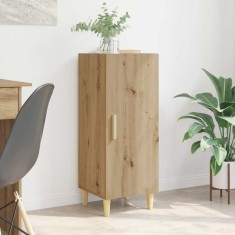 vidaXL Bufet stejar artizanal 34.5 x 34 x 90 cm Lemn compozit 880923