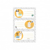 Etichete scolare, set 3x3 coli, motiv Llama
