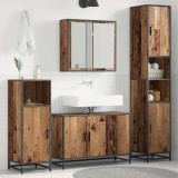 vidaXL Set de mobilier pentru baie 4 pcs Lemn vechi 90 x 33 x 60 cm 3402323