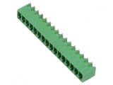 Conector regletă deconectabilă tată drept