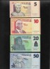 Set Nigeria 5, 10, 20 (Polimer), 50 Naira 2006 UNC | Bancnote Colectie | Rar!