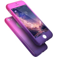 Husa MyStyle FullBody Degrade pentru Apple iPhone 6 Plus / Apple iPhone 6S Plus cu folie de protectie gratis